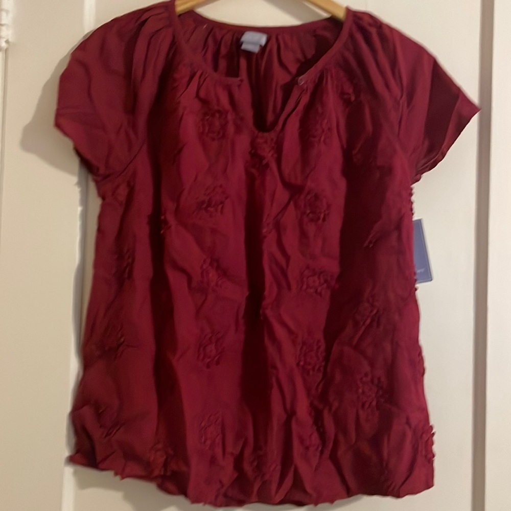 Laura Scott Peasant Top